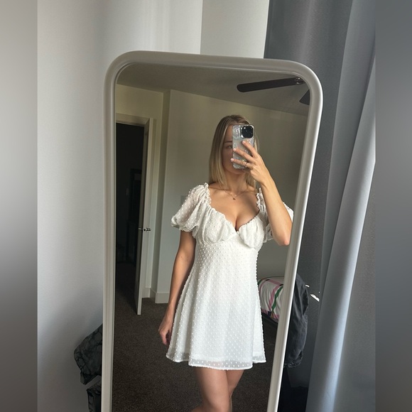 Missguided white mesh dress M - Picture 5 of 7